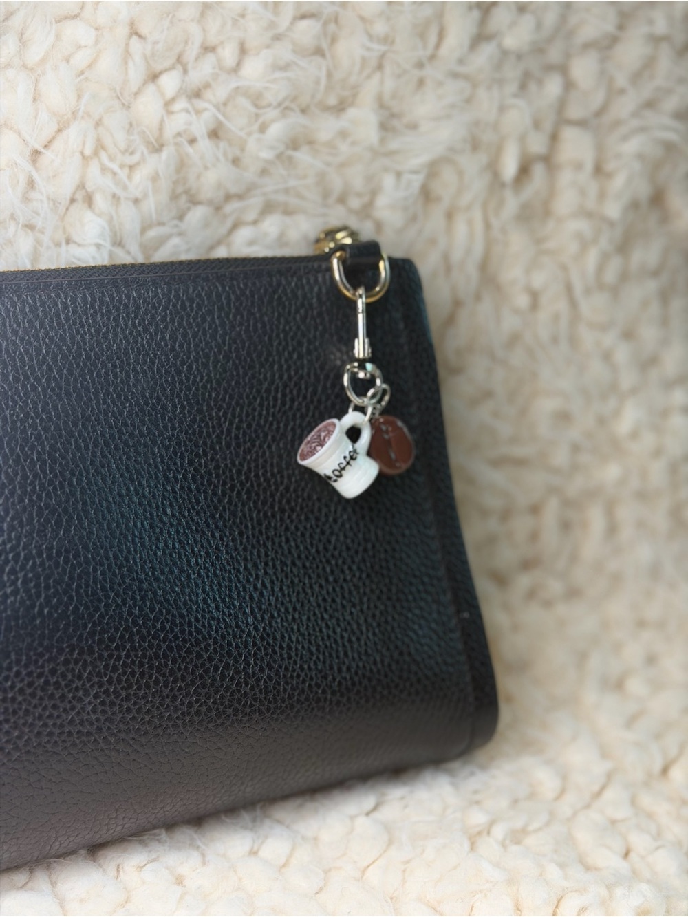 NWT Spooky Coffee Lover Halloween Pumpkin Purse Pouch Bag Charm Ghost Drink Pins - Picture 4 of 11